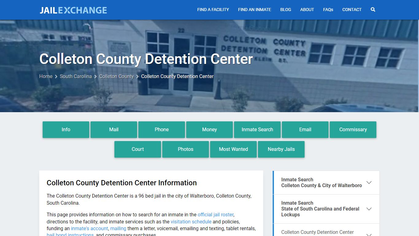 Colleton County Detention Center - Jail Exchange